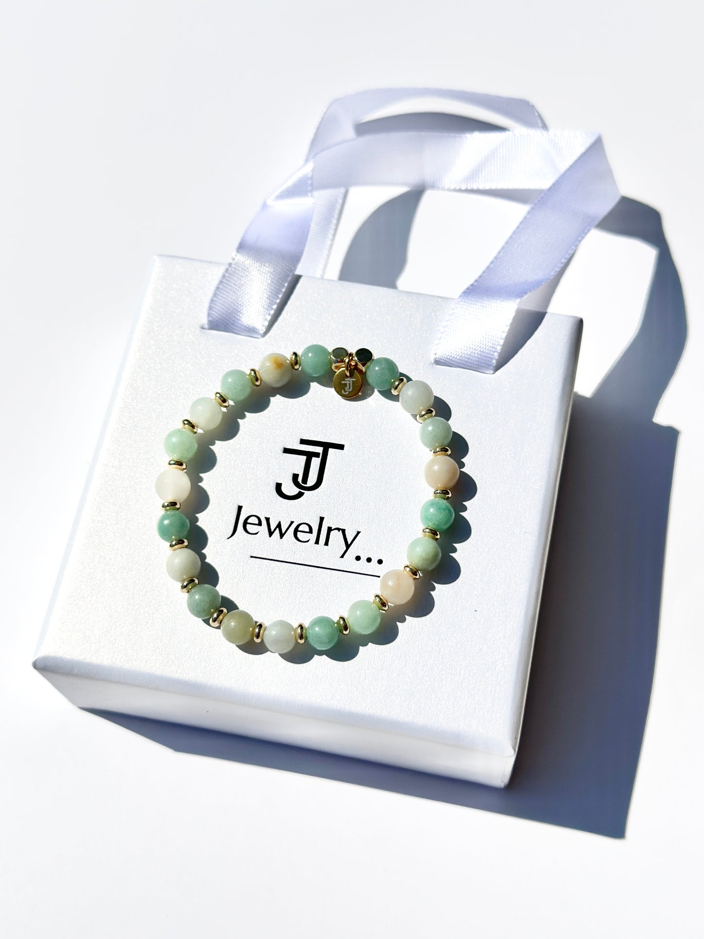 Polished Amazonite Bracelet - Mental Clarity