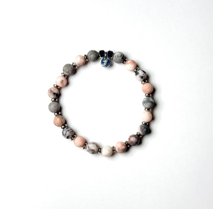 Bracelet Jaspe Rosé - Sérénité