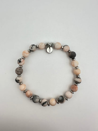 Bracelet Jaspe Rosé - Sérénité