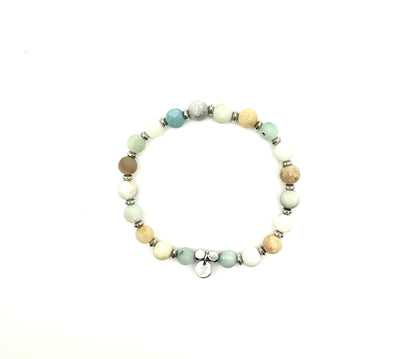 Matte Amazonite Bracelet - Mental Clarity