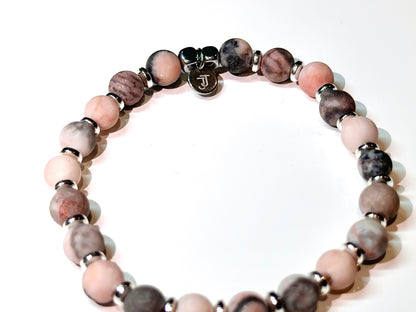 Bracelet Jaspe Rosé - Sérénité