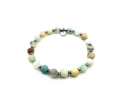 Matte Amazonite Bracelet - Mental Clarity