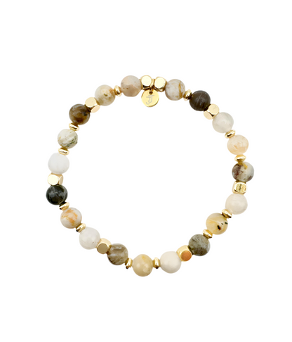 Bracelet Agate Bambou - Croissance