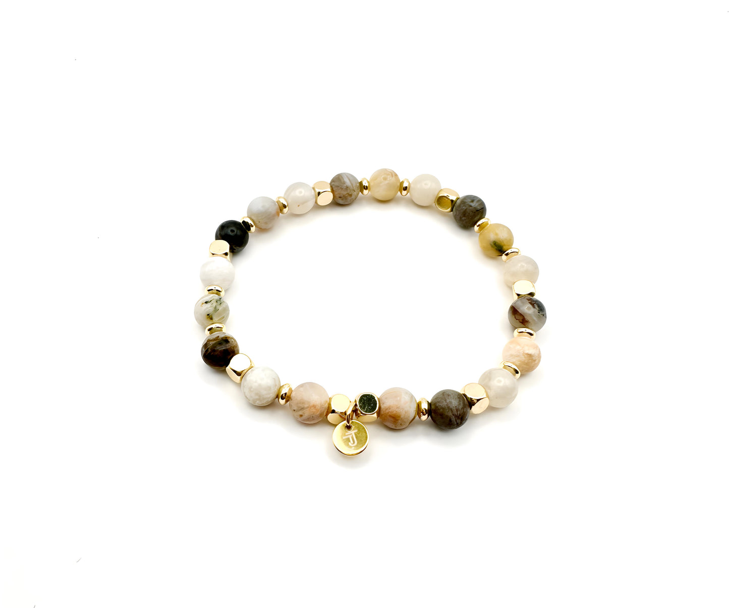 Bracelet Agate Bambou - Croissance