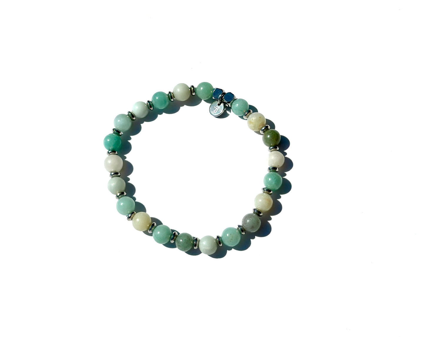 Bracelet Amazonite Polie -  Clarté mentale